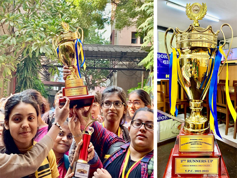 Winner of the district level Youth Parliament Competition