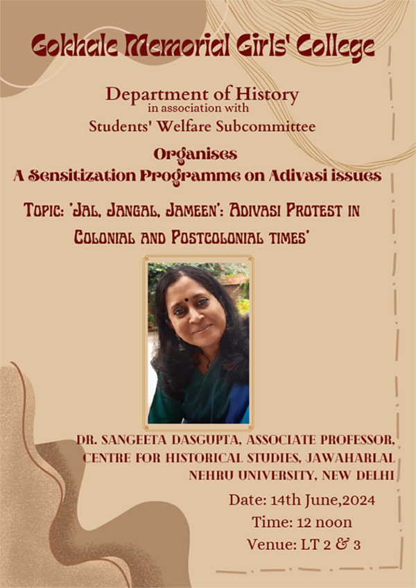 Sensitization Programme Adivasi Issues, 2024